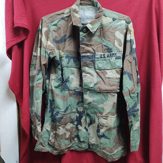 US Army MEDIUM LONG Uniform Top BDU WOODLAND Pattern (13o db14-11)