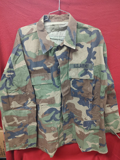 US Army MEDIUM LONG Uniform Top BDU Woodland Pattern (10CR ca8-6)