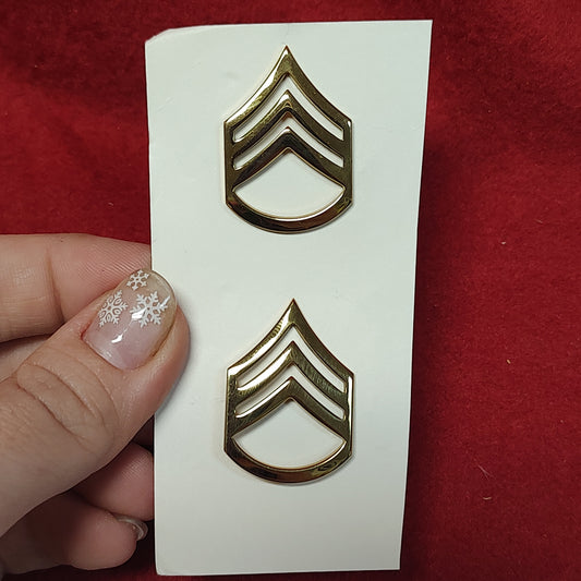 1 SET US Army STAFF SERGEANT E-6 Pin (15CR7)