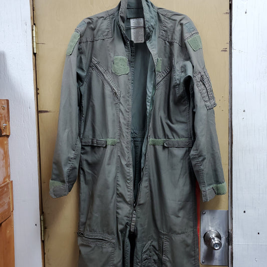 US Army Flyers Cold Weather 42 REGULAR Coveralls OD Zip (1g 10o- db6-26)