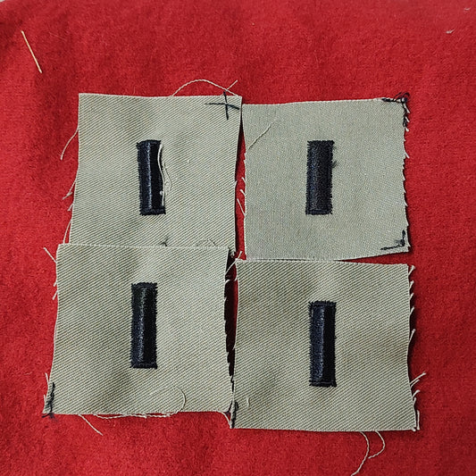 2 SETS VINTAGE US Army 1st LT ABU Patch Sew On (24CR11)