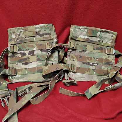 NOS Set of EAGLE INDUSTRIES Dual Use Side Plate Pouch Multicam OCP (36cr-MAY106)