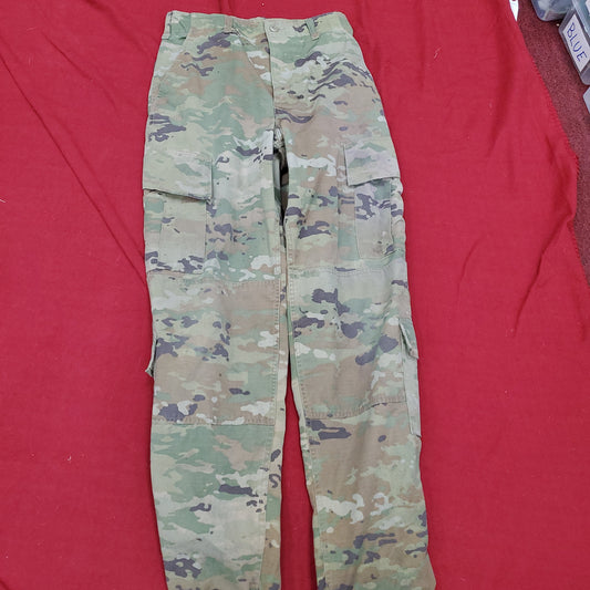 US Army Small Long Traditional OCP Uniform Pants Scorpion Used (ec10-11)