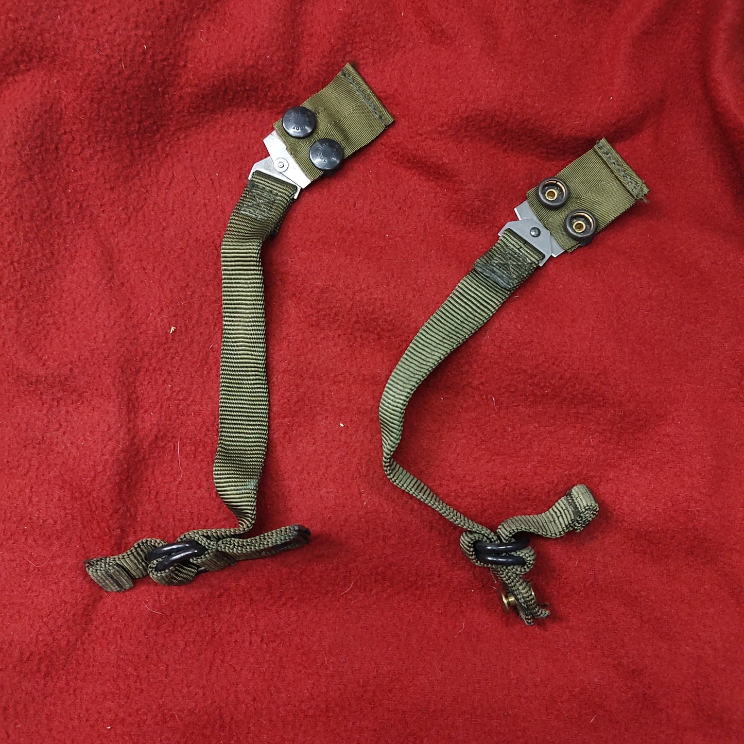 Set of 2 US Army Single Side Snap Helicopter Helmet Strap (HP4)