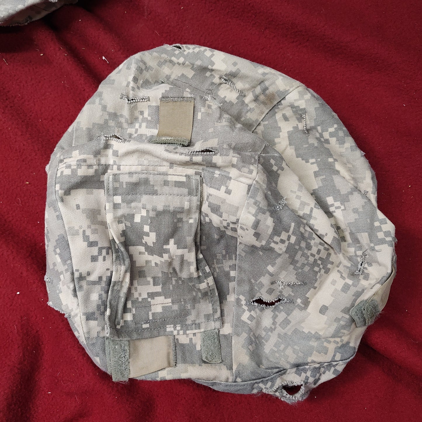 USED US Army Digital Camo Helmet Covers Size Large/X-Large (BLK5)