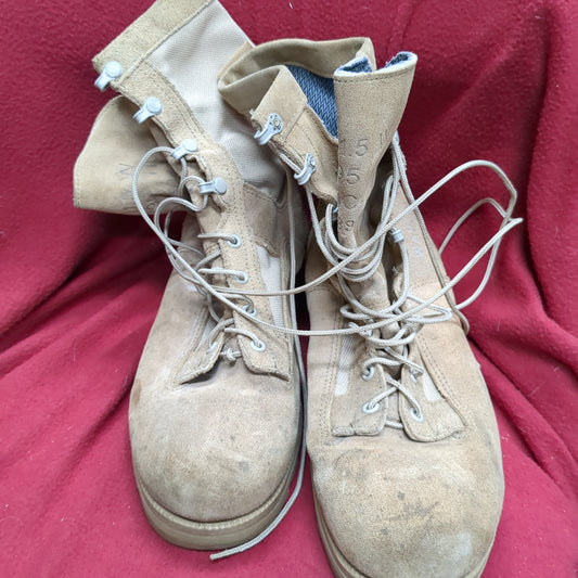 US Army 11.5 W Standard Issue Cold Weather GTX Combat Boots Desert Sand (10g 12n-MH50)