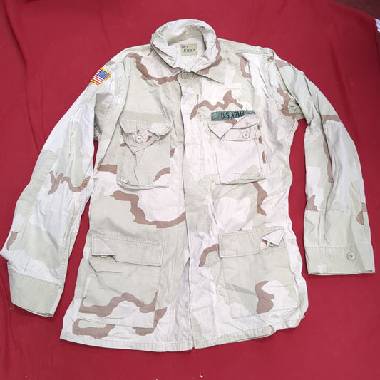 US Army DCU REGULAR X-LONG Desert Camo Uniform Top Used (a24- da9-MH62)