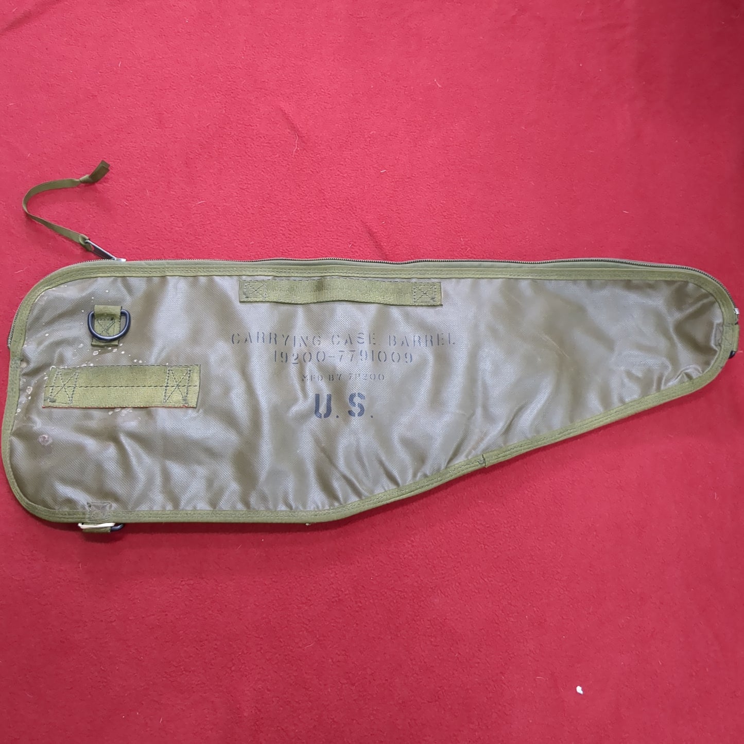 US Army Carrying Case Spare Barrel Bag Nylon Vinyl Water Resistant (gsk1-MH261)