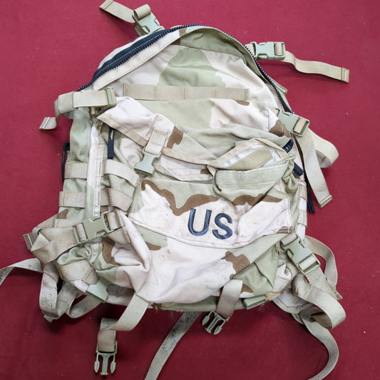 US Army Desert Camo 3 Day Assault Pack 8465-01-515-7594 Molle II (enu158)