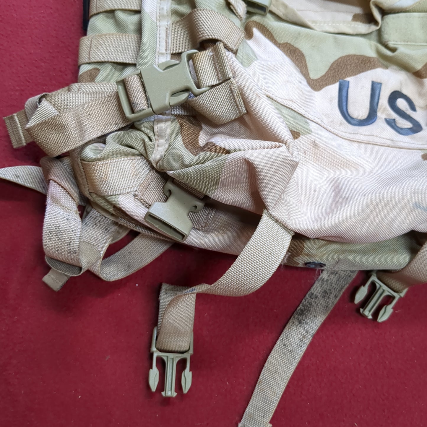 US Army Desert Camo 3 Day Assault Pack 8465-01-515-7594 Molle II (17s-- (ab08-enu158)