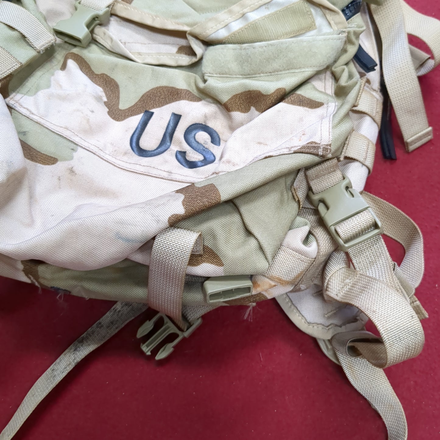 US Army Desert Camo 3 Day Assault Pack 8465-01-515-7594 Molle II (17s-- (ab08-enu158)