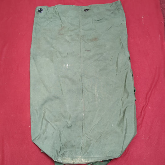 US Military Issued Locking Top Load Nylon Carrying Seabag w/ Straps (dfl8)