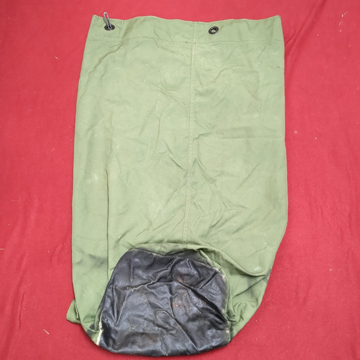 US Military Issued Locking Top Load Nylon Carrying Seabag w/ Straps (dfl25)