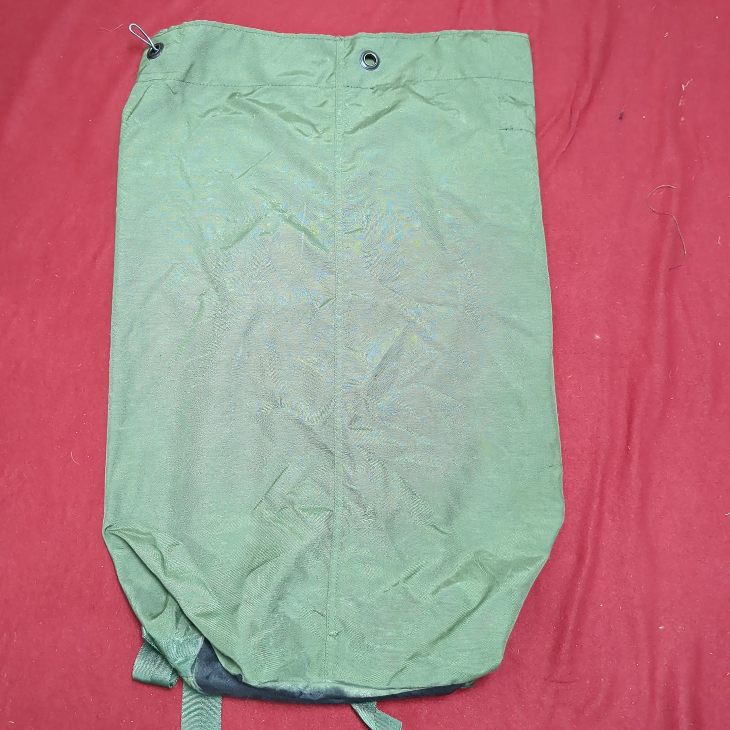 US Military Issued Locking Top Load Nylon Carrying Seabag w/ Straps (dfl51)