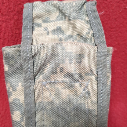 US Army Single Magazine Pouch Molle ACU UCP Good Condition (ACU-MH567)