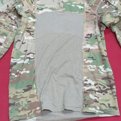 US Army Medium 1/4 Quarter Zip Type 2 Combat OCP Multicam FRAC Top Shirt (cso- fa10-MH621)