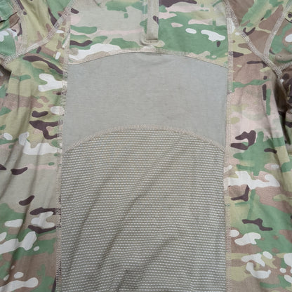 US Army Medium 1/4 Quarter Zip Type 2 Combat OCP Multicam FRAC Top Shirt (cso- fa10-MH621)