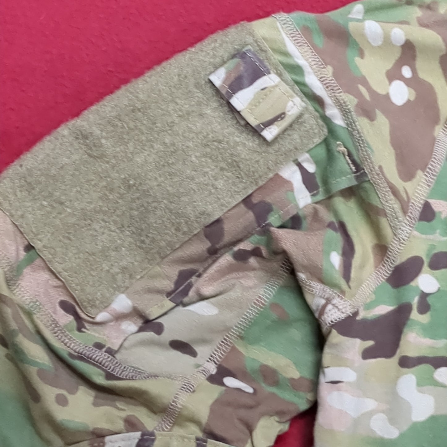 US Army Medium 1/4 Quarter Zip Type 2 Combat OCP Multicam FRAC Top Shirt (cso- fa10-MH621)