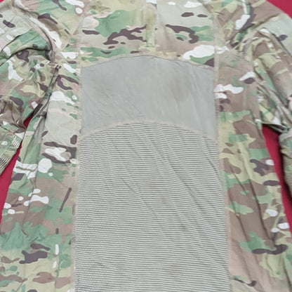 US Army Medium 1/4 Quarter Zip Type 2 Combat OCP Multicam FRAC Top Shirt (cso- fa10-MH622)