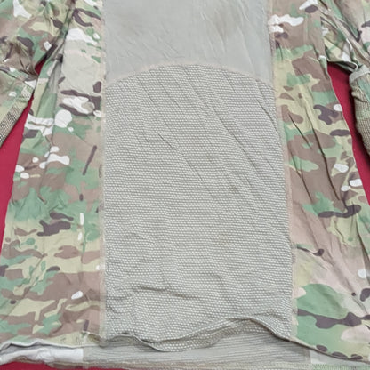 US Army Medium 1/4 Quarter Zip Type 2 Combat OCP Multicam FRAC Top Shirt (cso- fa10-MH622)