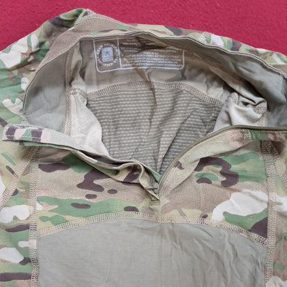 US Army Medium 1/4 Quarter Zip Type 2 Combat OCP Multicam FRAC Top Shirt (cso- fa10-MH622)