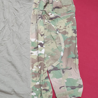 US Army Medium 1/4 Quarter Zip Type 2 Combat OCP Multicam FRAC Top Shirt (cso- fa10-MH622)