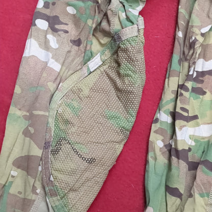 US Army Medium 1/4 Quarter Zip Type 2 Combat OCP Multicam FRAC Top Shirt (cso- fa10-MH622)