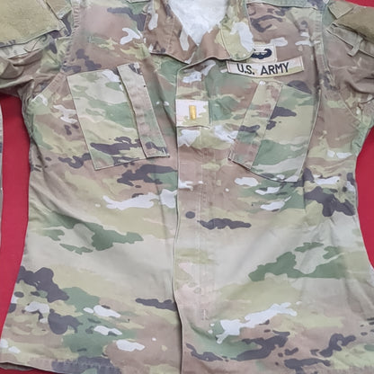 US Army SMALL REGULAR Traditional OCP Uniform Top Air Force Used (ocp4- fa16-MH633)