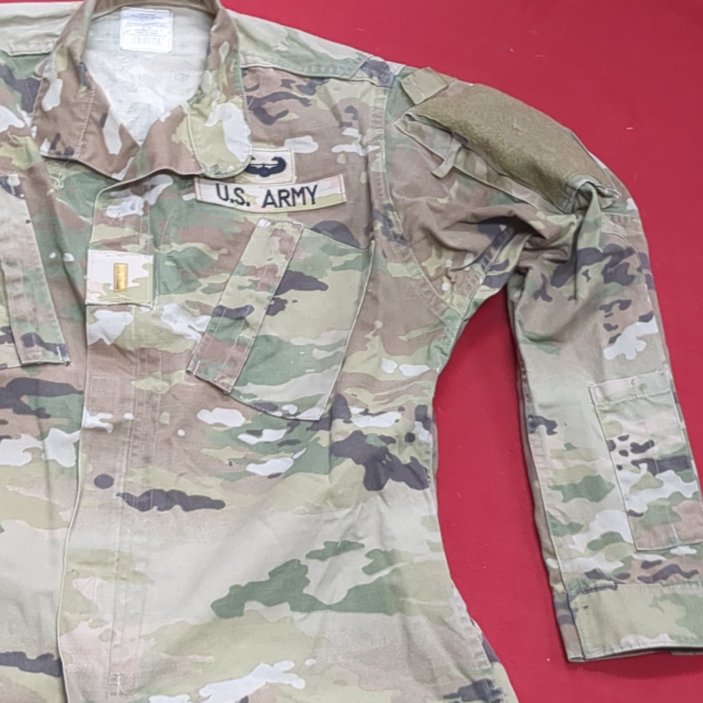 US Army SMALL REGULAR Traditional OCP Uniform Top Air Force Used (ocp4- fa16-MH633)