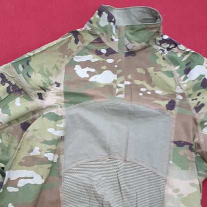 US Army Medium 1/4 Quarter Zip Type 2 Combat OCP Multicam FRAC Top Shirt (cso- fa10-MH662)