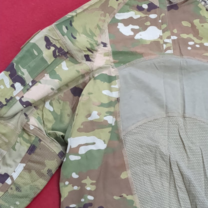 US Army Medium 1/4 Quarter Zip Type 2 Combat OCP Multicam FRAC Top Shirt (cso- fa10-MH662)