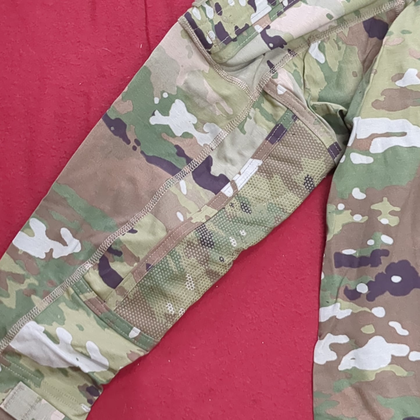 US Army Medium 1/4 Quarter Zip Type 2 Combat OCP Multicam FRAC Top Shirt (cso- fa10-MH662)