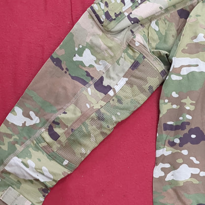 US Army Medium 1/4 Quarter Zip Type 2 Combat OCP Multicam FRAC Top Shirt (cso- fa10-MH662)