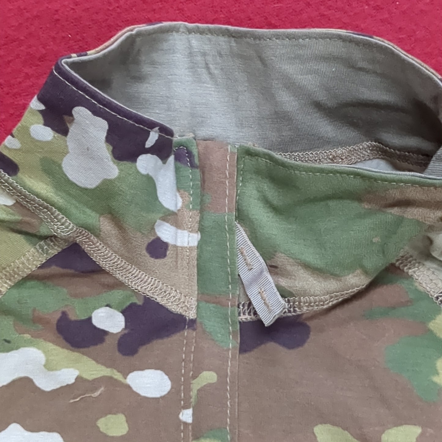 US Army Medium 1/4 Quarter Zip Type 2 Combat OCP Multicam FRAC Top Shirt (cso- fa10-MH662)