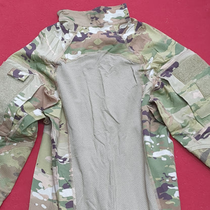 US Army Medium 1/4 Quarter Zip Type 2 Combat OCP Multicam FRAC Top Shirt (cso- fa10-MH662)