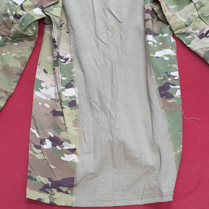 US Army Medium 1/4 Quarter Zip Type 2 Combat OCP Multicam FRAC Top Shirt (cso- fa10-MH662)