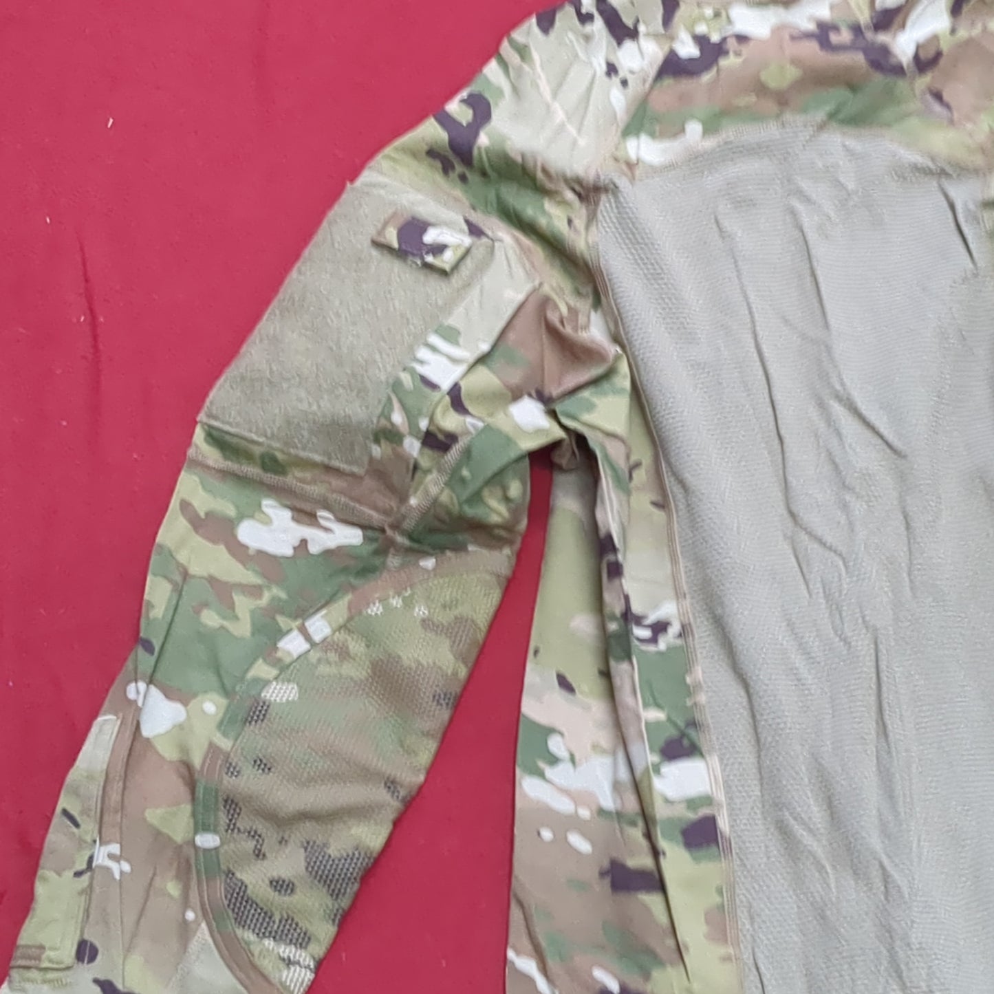 US Army Medium 1/4 Quarter Zip Type 2 Combat OCP Multicam FRAC Top Shirt (cso- fa10-MH662)