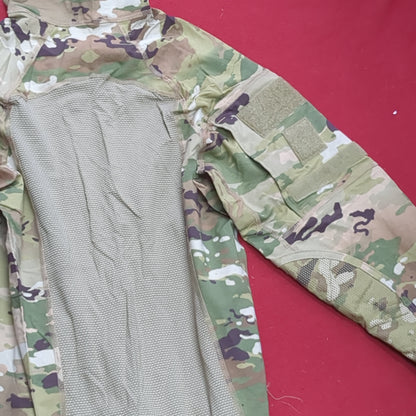 US Army Medium 1/4 Quarter Zip Type 2 Combat OCP Multicam FRAC Top Shirt (cso- fa10-MH662)