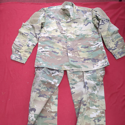 SET of US Army Medium Regular (MR)Top/Pants (MS) Traditional OCP Uniform Top Pants Air Force Used (fc07-MH667)