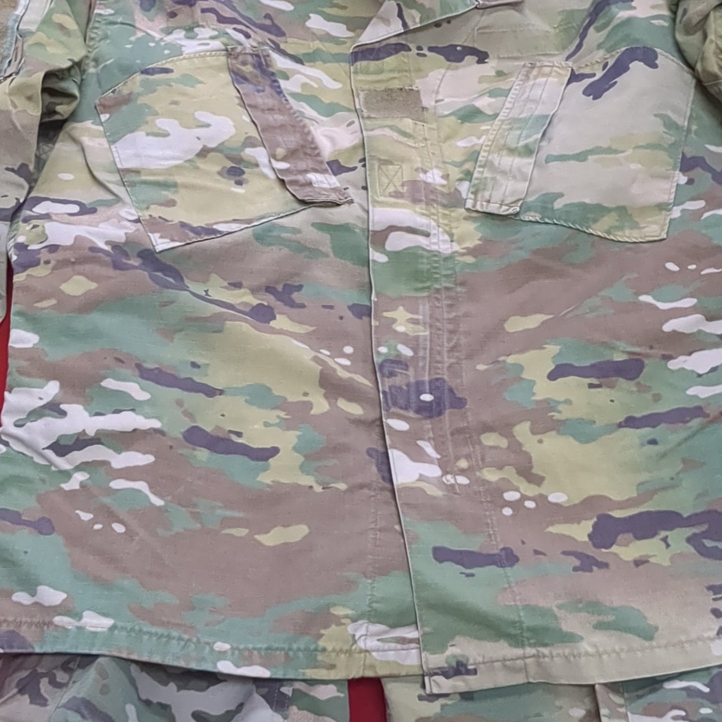 SET of US Army Medium Regular (MR)Top/Pants (MS) Traditional OCP Uniform Top Pants Air Force Used (fc07-MH667)