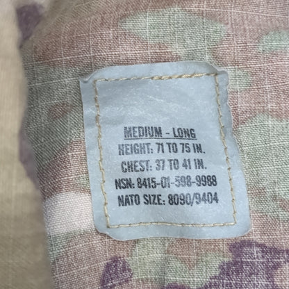 US Army Medium Long Multicam Flame Resistant Frac Uniform Top Shirt Used (fc07-MH675)