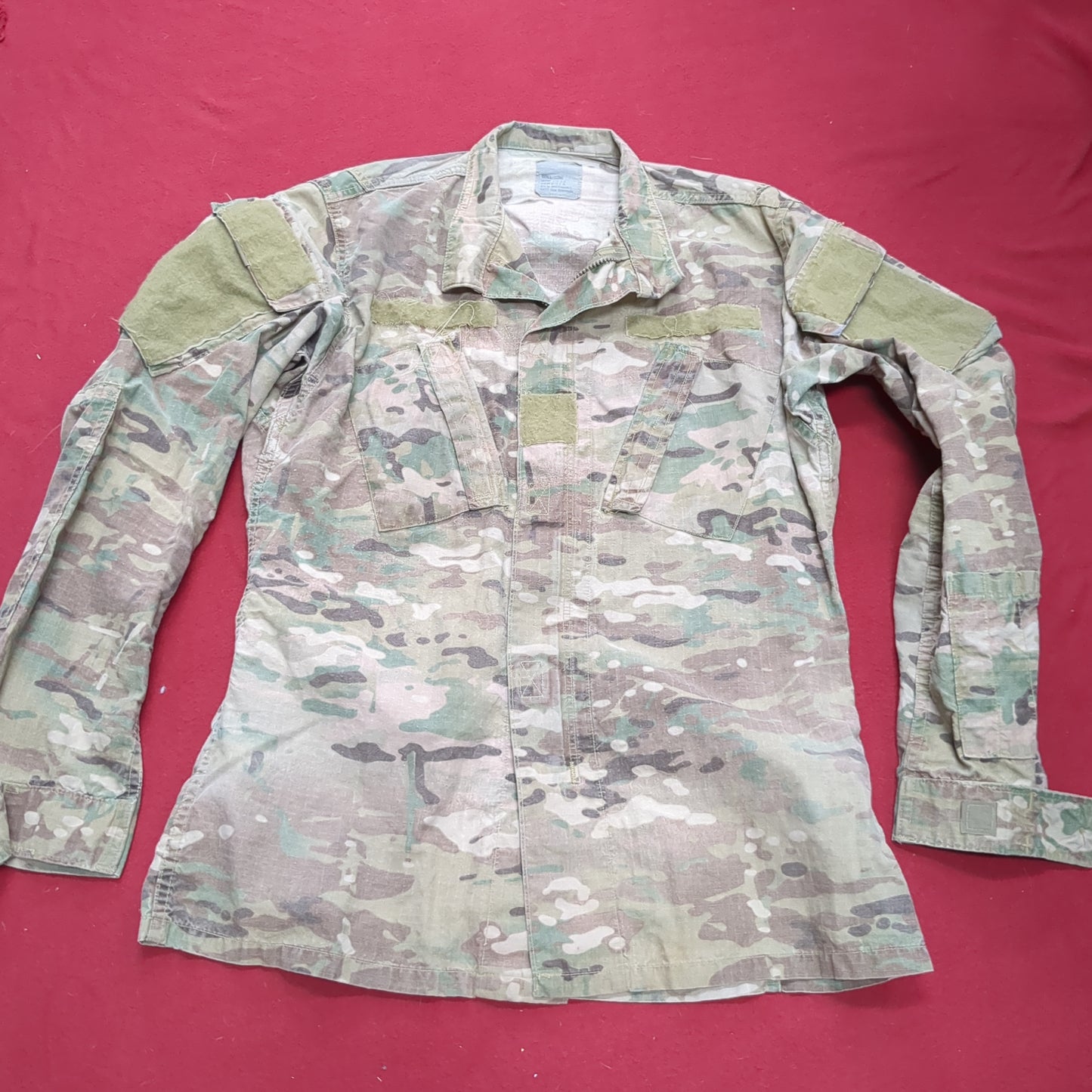 US Army Small Long Multicam Flame Resistant Frac Uniform Top Shirt Used (fc07-MH677)