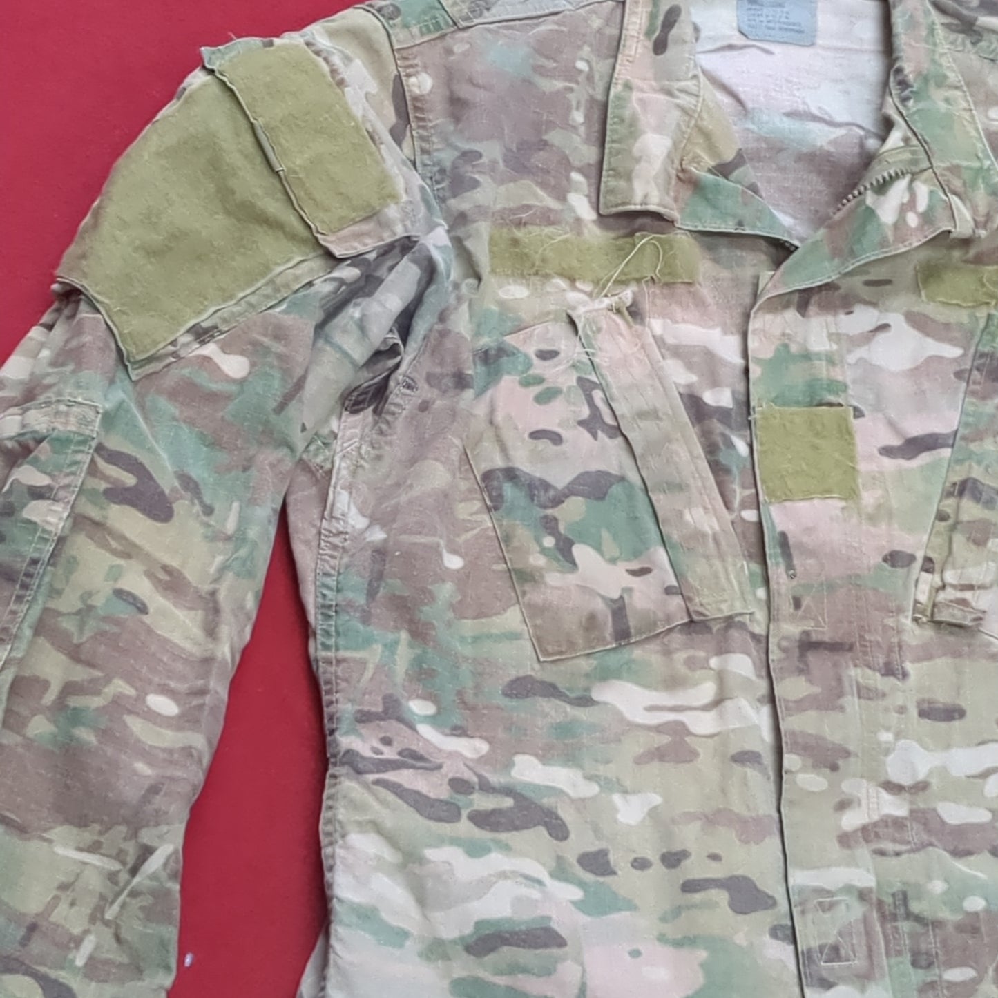 US Army Small Long Multicam Flame Resistant Frac Uniform Top Shirt Used (fc07-MH677)