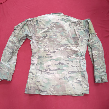 US Army Small Long Multicam Flame Resistant Frac Uniform Top Shirt Used (fc07-MH677)