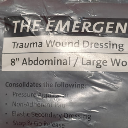 The Emergency Bandage Trauma Wound 8' Abdominal Dressing (ifak-MH694)