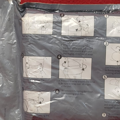 The Emergency Bandage Trauma Wound 8' Abdominal Dressing (ifak-MH694)