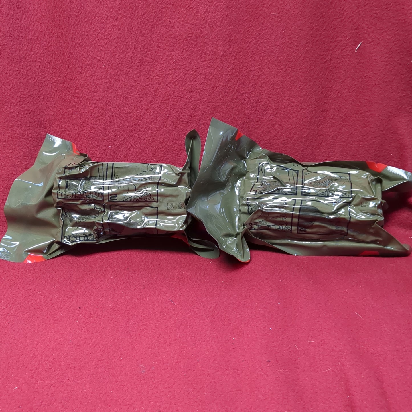 2 PACK - NAR Emergency Trauma Dressing Abdomimal 6"x12"x12"x70" Exp June-2023 (ETD-MH701)