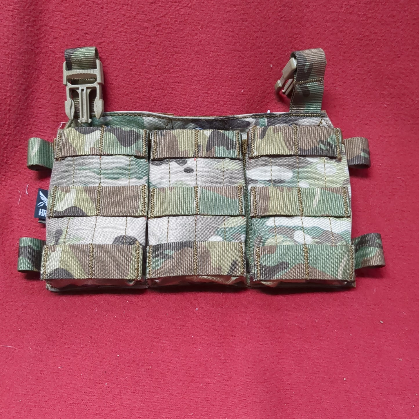 NOS HRT Triple Mag w Internal Retention Stiffener Dangler Pouch Placard Multicam OCP (28o-APR8)