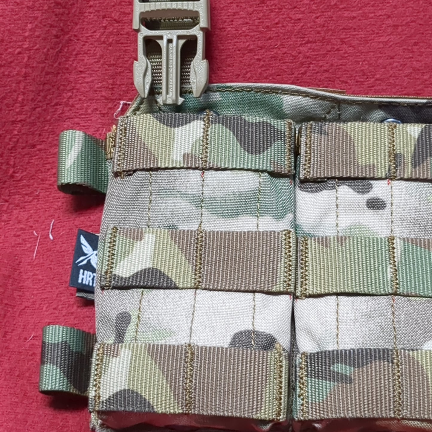 NOS HRT Triple Mag w Internal Retention Stiffener Dangler Pouch Placard Multicam OCP (28o-APR8)