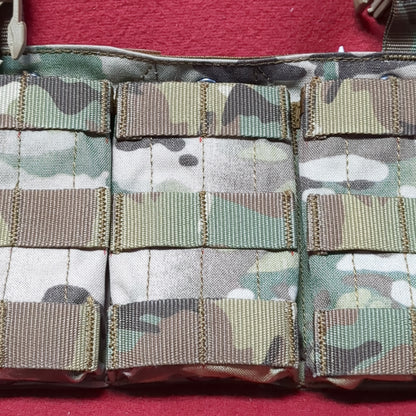 NOS HRT Triple Mag w Internal Retention Stiffener Dangler Pouch Placard Multicam OCP (28o-APR8)